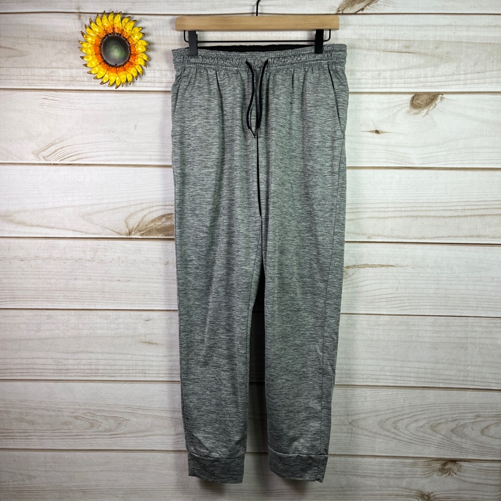 Zella‎ Mens Athletic Jogger Pants Size S Heather Gray Lounge